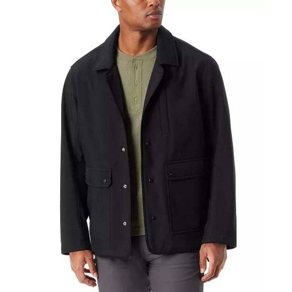 BASS OUTDOOR Mens‎ Storm System Barn Jacket Black Beauty Water Resistant Size M